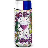 Red Wine Ultra Beverage Insulators for slim cans 8616MUK