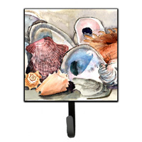 "Caroline's Treasures 8619SH4 Sea Shells Leash Holder or Key Hook, Small, Multicolor"