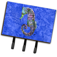 "Caroline's Treasures 8639TH68 Seahorse Leash or Key Holder, Large, Multicolor"