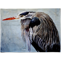 "Caroline's Treasures 8652PLMT Blue Heron Fabric Placemat, Multicolor"