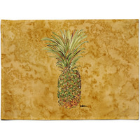 "Caroline's Treasures 8654PLMT Pineapple Fabric Placemat, Multicolor"