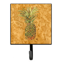 "Caroline's Treasures 8654SH4 Pineapple Leash Holder or Key Hook, Small, Multicolor"