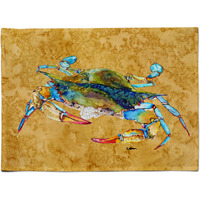 "Caroline's Treasures 8655PLMT Crab Fabric Placemat, Multicolor"