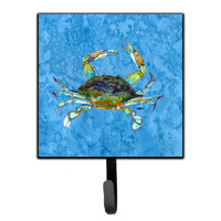 "Caroline's Treasures 8656SH4 Crab Leash Holder or Key Hook, Small, Multicolor"