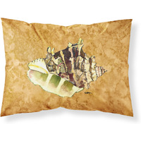 "Caroline's Treasures 8658PILLOWCASE Shell Moisture Wicking Fabric Standard Pillowcase, Large, Multicolor"