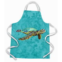 "Caroline's Treasures 8659APRON Turtle Swimming Apron, Large, Multicolor"