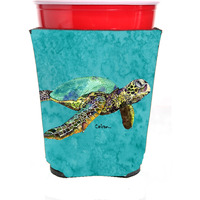 Turtle  Red Solo Cup Beverage Insulator Hugger