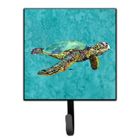 "Caroline's Treasures 8659SH4 Turtle Leash Holder or Key Hook, Small, Multicolor"