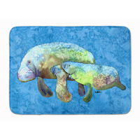 "Caroline's Treasures Manatee Floor Mat, 19"" x 27"", Multicolor"