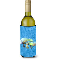 Manatee Momma and Baby Wine Bottle Beverage Insulator Beverage Insulator Hugger