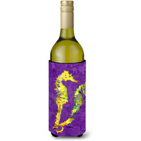 Seahorse Couple Wine Bottle Beverage Insulator Beverage Insulator Hugger