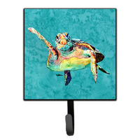 "Caroline's Treasures 8672SH4 Turtle Leash Holder or Key Hook, Small, Multicolor"
