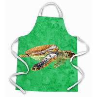 "Caroline's Treasures 8675APRON Turtle Swim 2 Apron, Large, Multicolor"