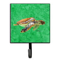 "Caroline's Treasures 8675SH4 Turtle Leash Holder or Key Hook, Small, Multicolor"