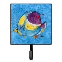 "Caroline's Treasures 8676SH4 Tropical Fish Leash Holder or Key Hook, Small, Multicolor"