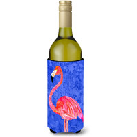 Pink Flamingo Wine Bottle Beverage Insulator Beverage Insulator Hugger