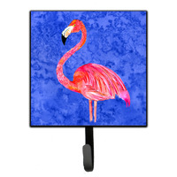 "Caroline's Treasures 8685SH4 Bird-Flamingo Leash Holder or Key Hook, Small, Multicolor"