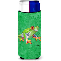 Green Tree Frog Ultra Beverage Insulators for slim cans 8688MUK