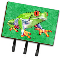 "Caroline's Treasures 8688TH68 Frog Leash or Key Holder, Large, Multicolor"