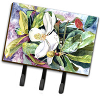 "Caroline's Treasures 8700TH68 Magnolia Leash or Key Holder, Large, Multicolor"
