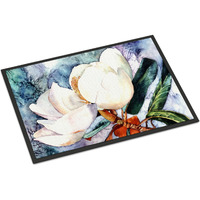 "Caroline's Treasures 8701JMAT Magnolia Indoor or Outdoor Mat, 24 x 36"", Multicolor"