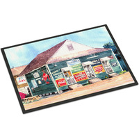 "Caroline's Treasures 8704MAT River shack Indoor or Outdoor Mat, 18 x 27"", Multicolor"