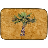 "Caroline's Treasures Palm Tree Dish Drying Mat, 14"" x 21"", Multicolor"