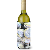 Clam Quahog Shells Wine Bottle Beverage Insulator Beverage Insulator Hugger