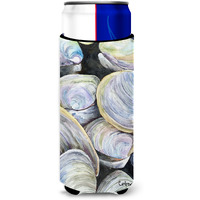 Clam Quahog Shells Ultra Beverage Insulators for slim cans 8714MUK