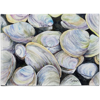 "Caroline's Treasures 8714PLMT Clam Quahog Fabric Placemat, Multicolor"