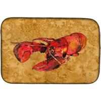 "Caroline's Treasures Lobster Dish Drying Mat, 14 X 21, Multicolor"