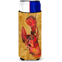 Lobster  Cooked Ultra Beverage Insulators for slim cans 8715MUK