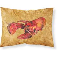 "Caroline's Treasures 8715PILLOWCASE Lobster Cooked Moisture Wicking Fabric Standard Pillowcase, Large, Multicolor"