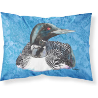 "Caroline's Treasures 8717PILLOWCASE Loon Moisture Wicking Fabric Standard Pillowcase, Large, Multicolor"