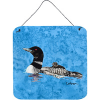 "Caroline's Treasures Loon Aluminium Metal Door Hanging Prints wall-decor, 6 x 6, Multicolor"
