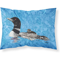 "Caroline's Treasures 8718PILLOWCASE Loon Moisture Wicking Fabric Standard Pillowcase, Large, Multicolor"