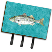 "Caroline's Treasures 8720TH68 Striped Bass Fish Leash or Key Holder, Large, Multicolor"