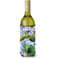 Hydrangea Wine Bottle Beverage Insulator Beverage Insulator Hugger