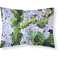 "Caroline's Treasures 8730PILLOWCASE Hydrangea Moisture Wicking Fabric Standard Pillowcase, Large, Multicolor"
