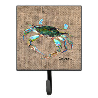 "Caroline's Treasures 8731SH4 Crab Leash Holder or Key Hook, Small, Multicolor"