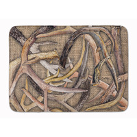 "Caroline's Treasures Deer Horns Floor Mat, 19"" x 27"", Multicolor"