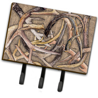 "Caroline's Treasures 8732TH68 Deer Horns Leash or Key Holder, Large, Multicolor"