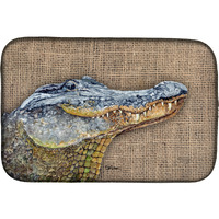 "Caroline's Treasures Alligator Dish Drying Mat, 14 x 21, Multicolor"