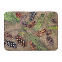 "Caroline's Treasures Pine Cones Floor Mat, 19"" x 27"", Multicolor"