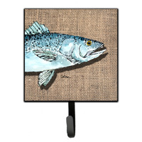 "Caroline's Treasures 8737SH4 Speckled Trout Leash Holder or Key Hook, Small, Multicolor"