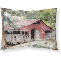 "Caroline's Treasures 8740PILLOWCASE Old Barn Moisture Wicking Fabric Standard Pillowcase, Large, Multicolor"