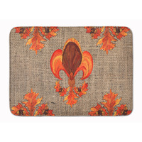 "Caroline's Treasures Thanksgiving Turkey Fleur de lis, 19"" x 27"", Multicolor"
