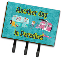 "Caroline's Treasures 8758TH68 Another Day In Paradise Leash or Key Holder, Large, Multicolor"