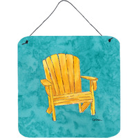 "Caroline's Treasures 8761DS66 Welcome to the Trailer Aluminum Metal Wall or Door Hanging Prints, 6 x 6"", Multicolor"