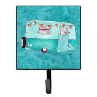 "Caroline's Treasures 8762SH4 Welcome To The Trailer Leash Holder or Key Hook, Small, Multicolor"